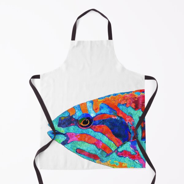 Item preview, Colorful Tropical Fish Art Wrasse 2 designed and sold by Sharon Cummings Art.