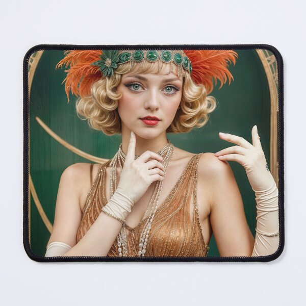 Item preview, Wall Art - Vintage Art Deco Girl #11 - Large designed and sold by ForeverPrintsOK.