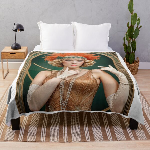 Item preview, Wall Art - Vintage Art Deco Girl #11 - Large designed and sold by ForeverPrintsOK.