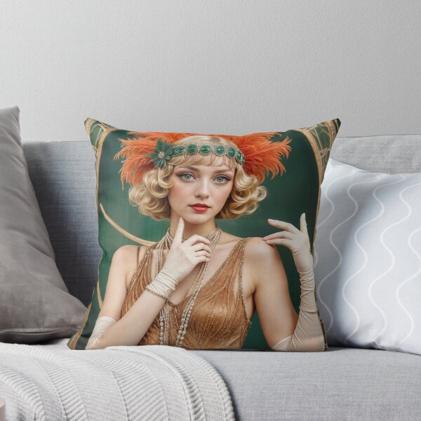 Item preview, Wall Art - Vintage Art Deco Girl #11 - Large designed and sold by ForeverPrintsOK.