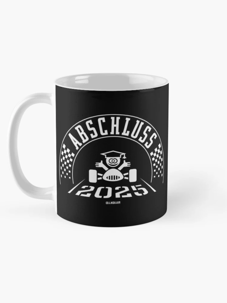 Thumbnail 5 of 6, Coffee Mug, Graduation 2025 (Graduation / Finish Line / White) designed and sold by Roderix.