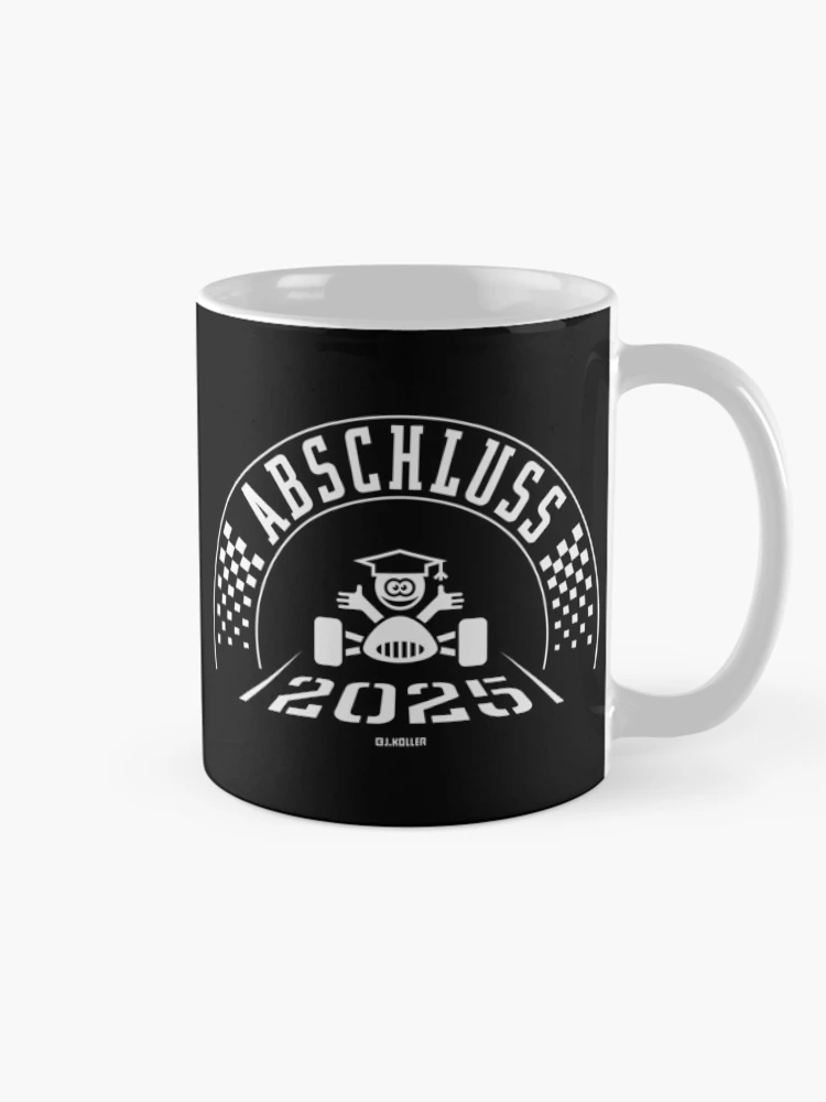 Thumbnail 3 of 6, Coffee Mug, Graduation 2025 (Graduation / Finish Line / White) designed and sold by Roderix.