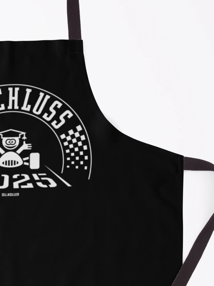 Thumbnail 3 of 6, Apron, Graduation 2025 (Graduation / Finish Line / White) designed and sold by Roderix.