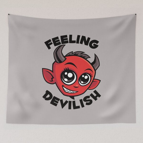 Item preview, Feeling Devilish Cute Smiling Devil designed and sold by fizzgig.