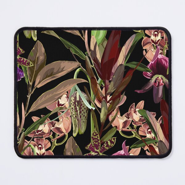 Item preview, Tropical flower seamless pattern, buds and leaves. designed and sold by MatyKotiv.