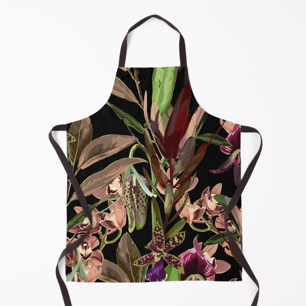 Item preview, Tropical flower seamless pattern, buds and leaves. designed and sold by MatyKotiv.