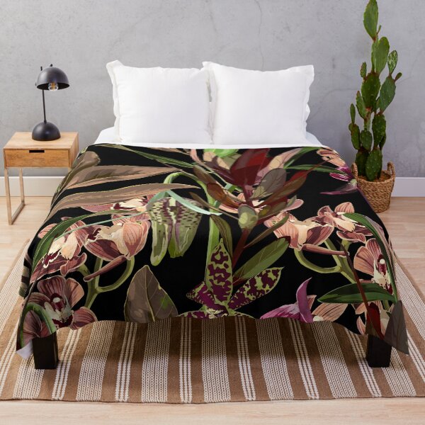 Item preview, Tropical flower seamless pattern, buds and leaves. designed and sold by MatyKotiv.