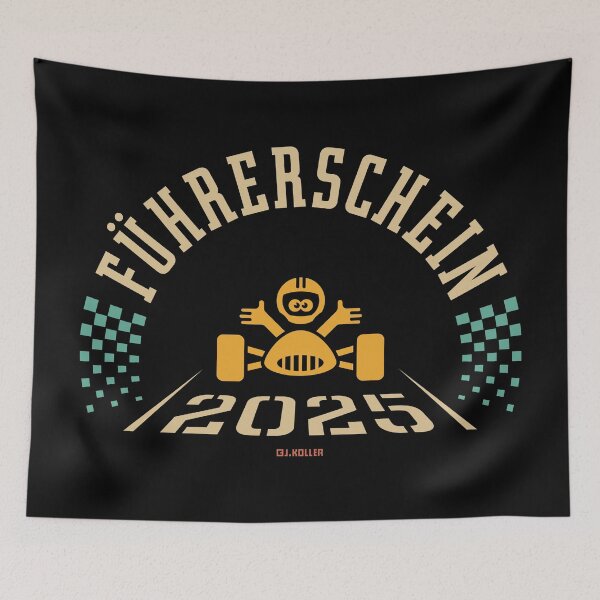 Item preview, Driving license 2025 (novice driver / finish line / 4C) designed and sold by Roderix.