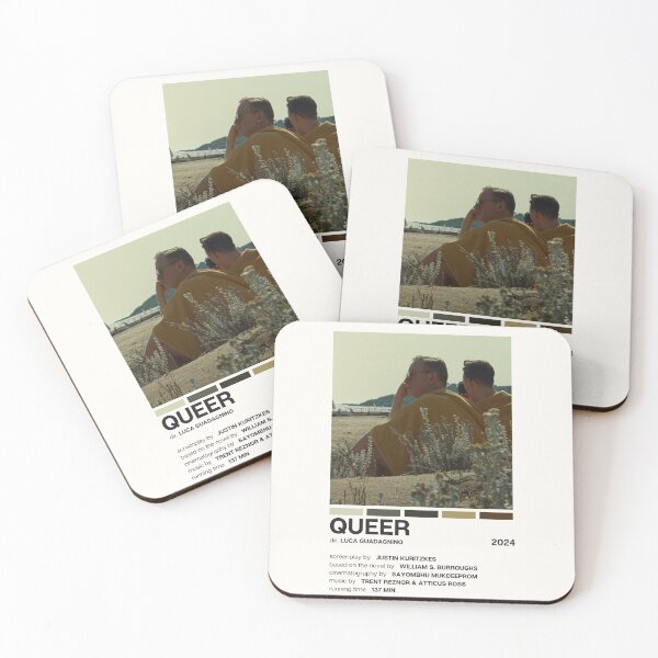 Item preview, Queer (2024) Movie Poster designed and sold by YellowishCat15.