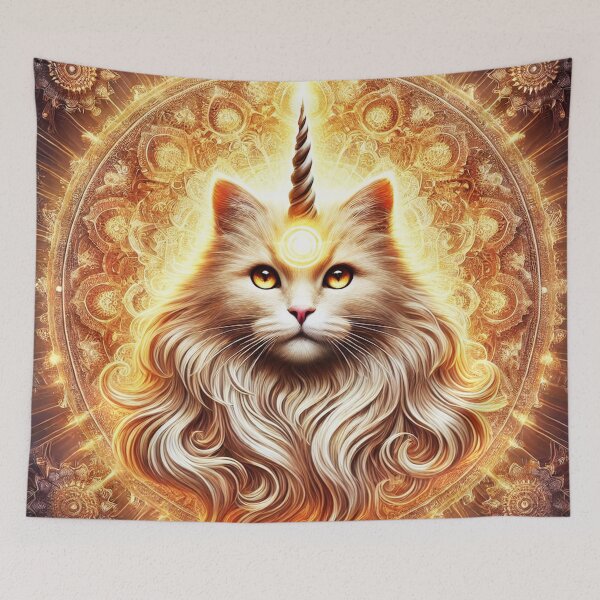 Item preview, Golden Caticorn Mystical Guardian of Light designed and sold by Fantasy Horseys.