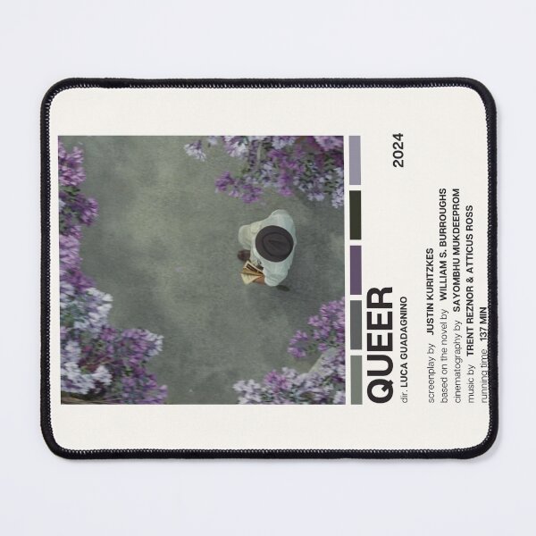 Item preview, Queer (2024) Movie Poster designed and sold by YellowishCat15.