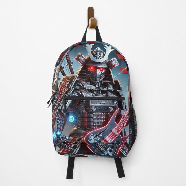Item preview, Rock Samurai Robots in Kimono – Fusion of Tradition and Futurism - Model 3 designed and sold by NeonBot_Shop.