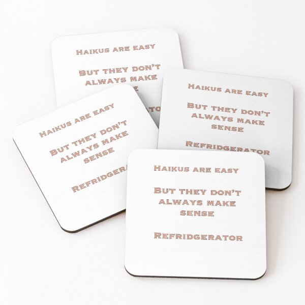 Item preview, Haikus are easy designed and sold by WHemporium.