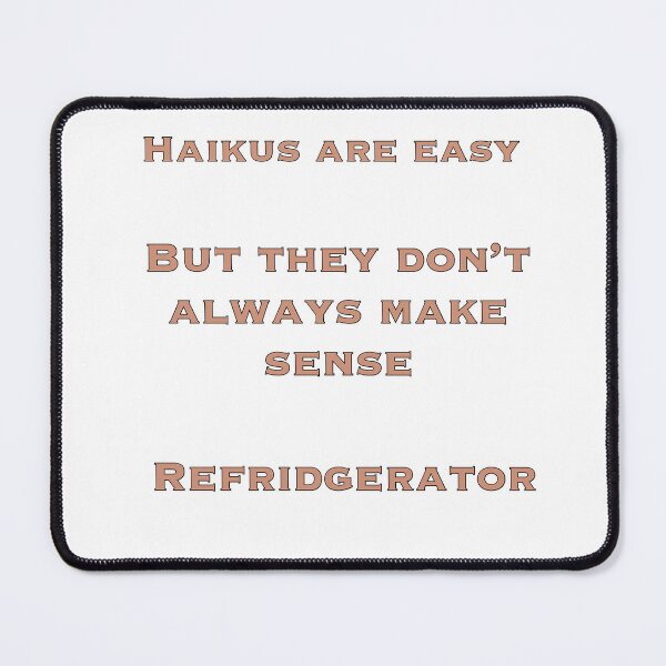Item preview, Haikus are easy designed and sold by WHemporium.