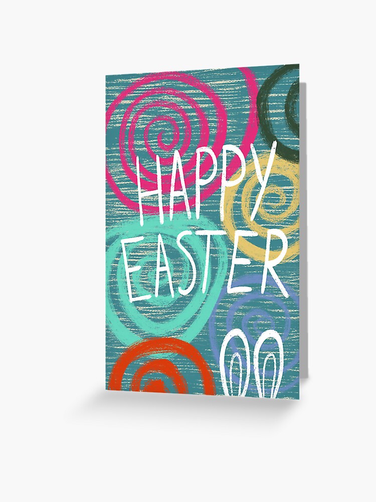 Thumbnail 1 von 2, Grußkarte, Grusskarte Frohe Ostern designt und verkauft von Griselka.