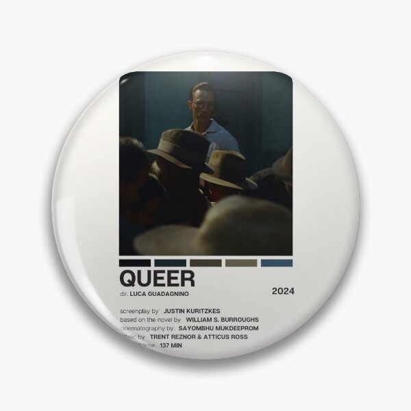 Item preview, Queer (2024) Movie Poster designed and sold by YellowishCat15.