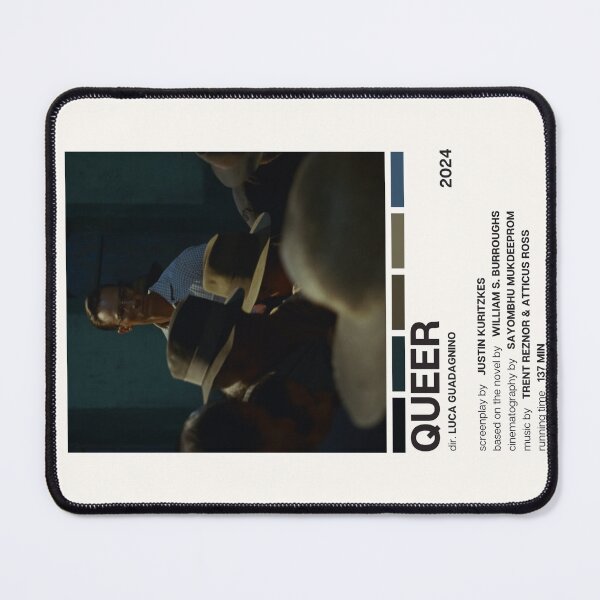 Item preview, Queer (2024) Movie Poster designed and sold by YellowishCat15.