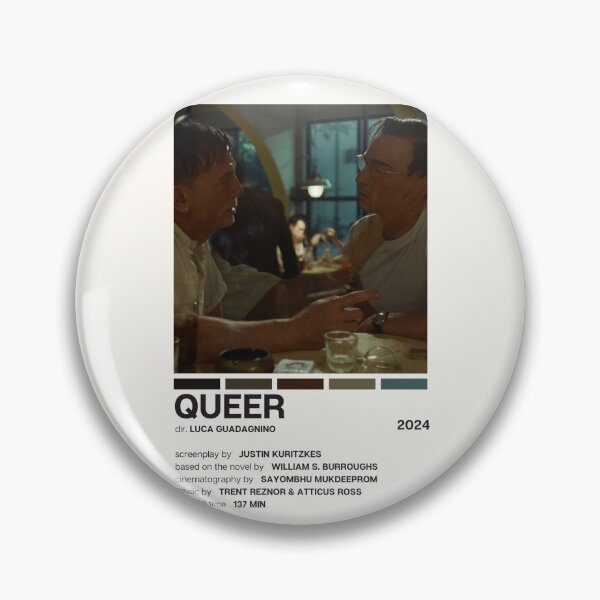 Item preview, Queer (2024) Movie Poster designed and sold by YellowishCat15.