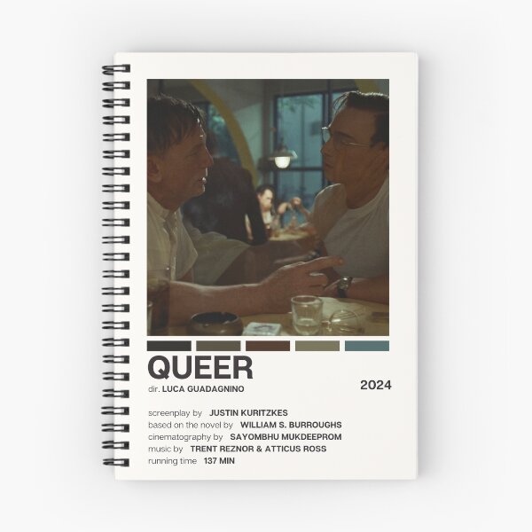 Item preview, Queer (2024) Movie Poster designed and sold by YellowishCat15.