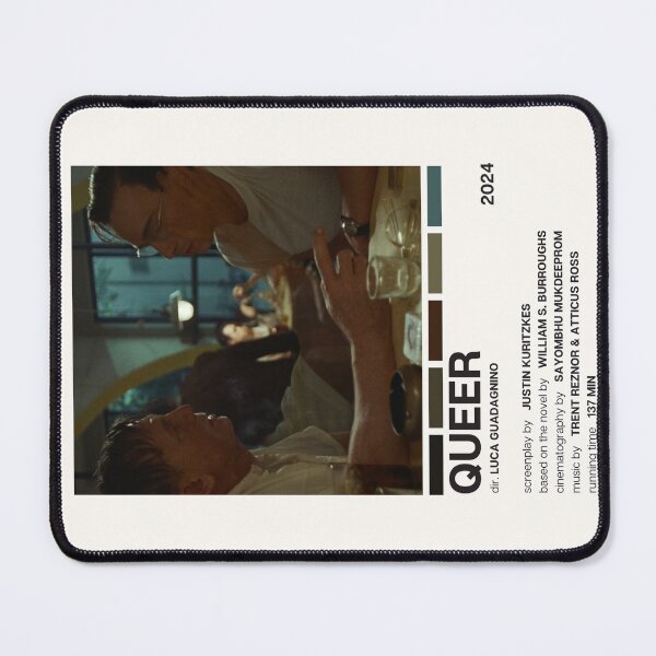Item preview, Queer (2024) Movie Poster designed and sold by YellowishCat15.