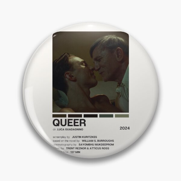 Item preview, Queer (2024) Movie Poster designed and sold by YellowishCat15.