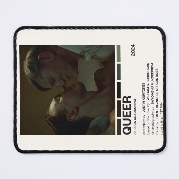 Item preview, Queer (2024) Movie Poster designed and sold by YellowishCat15.