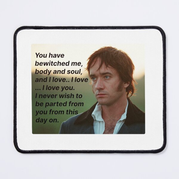 Item preview, Mr. Darcy Valentine's Day Quote designed and sold by Abhitha Mohan.