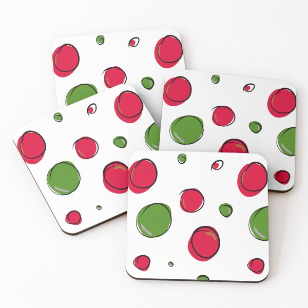 Item preview, Red and green bubbles designed and sold by KSPillustration.