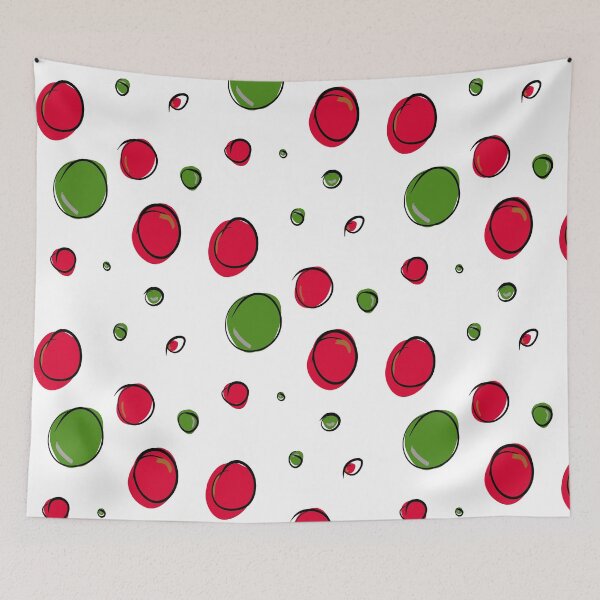 Item preview, Red and green bubbles designed and sold by KSPillustration.