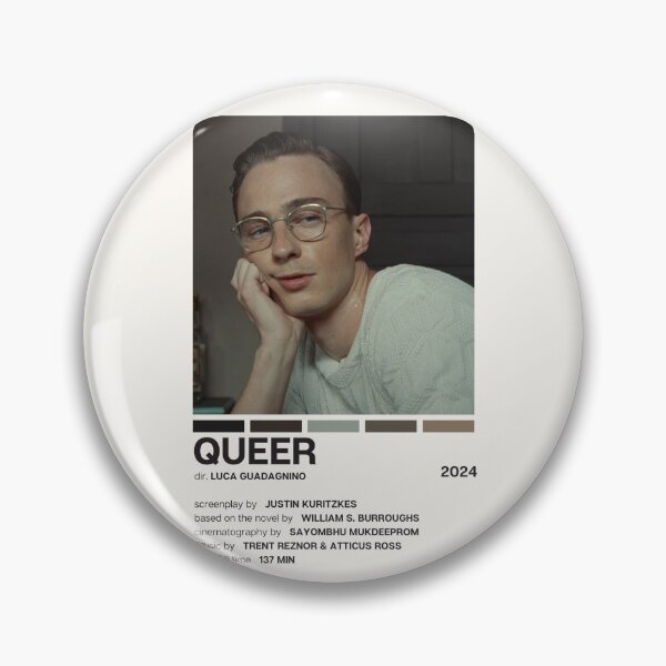 Item preview, Queer (2024) Movie Poster designed and sold by YellowishCat15.