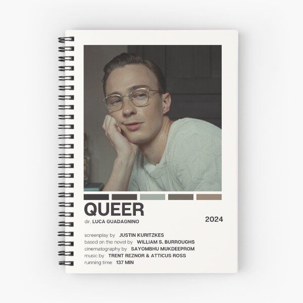 Item preview, Queer (2024) Movie Poster designed and sold by YellowishCat15.
