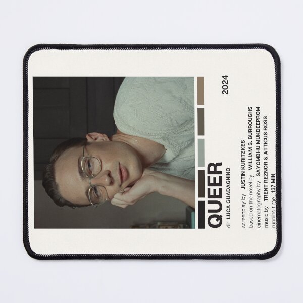 Item preview, Queer (2024) Movie Poster designed and sold by YellowishCat15.