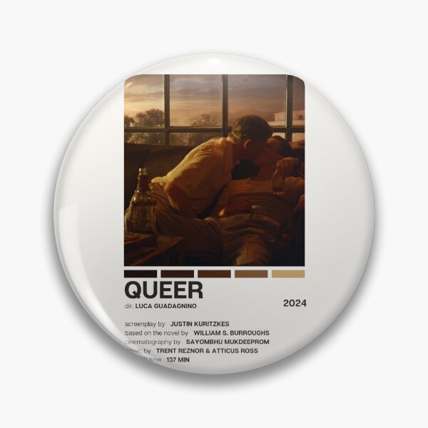 Item preview, Queer (2024) Movie Poster designed and sold by YellowishCat15.
