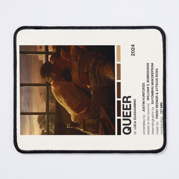 Item preview, Queer (2024) Movie Poster designed and sold by YellowishCat15.