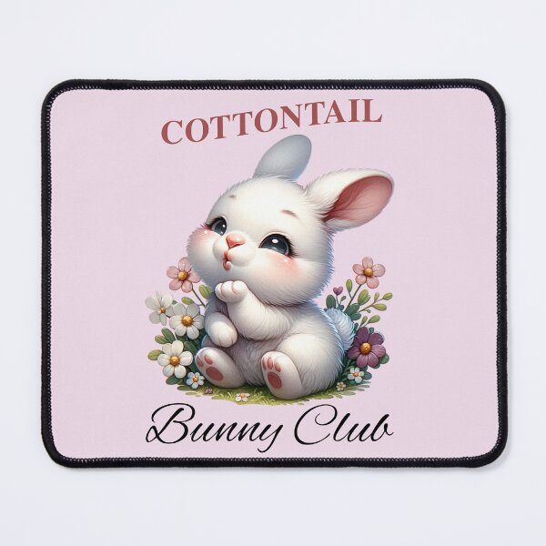 Item preview, Cotton Tail Bunny Club, easter design designed and sold by InspireGlow.