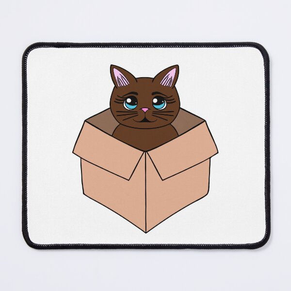 Item preview, Cat In A Cardboard Box designed and sold by Sartoris Art.