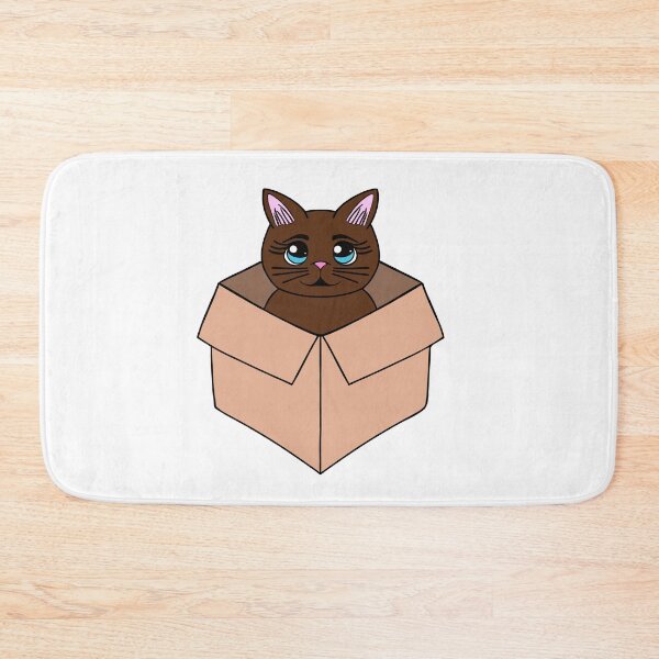 Item preview, Cat In A Cardboard Box designed and sold by Sartoris Art.