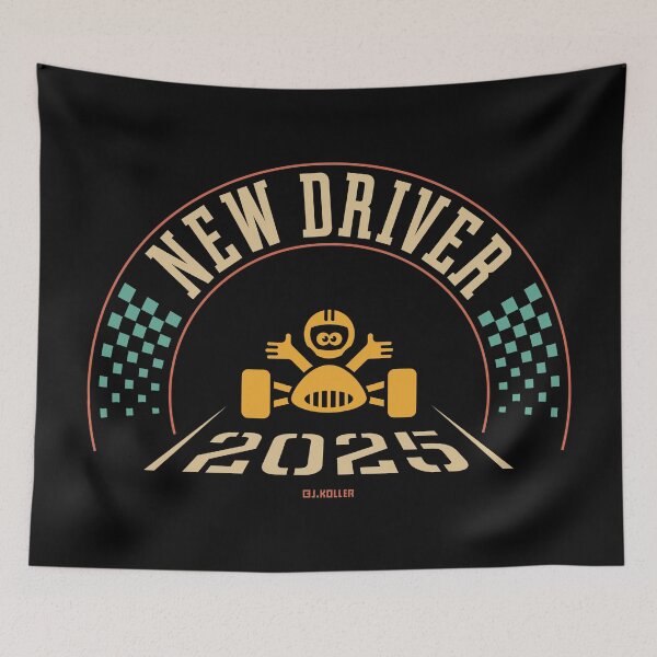 Item preview, New Driver 2025 (Driver’s License / Driving Licence / 4C) designed and sold by MrFaulbaum.