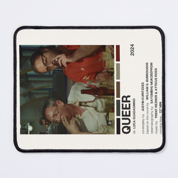 Item preview, Queer (2024) Movie Poster designed and sold by YellowishCat15.