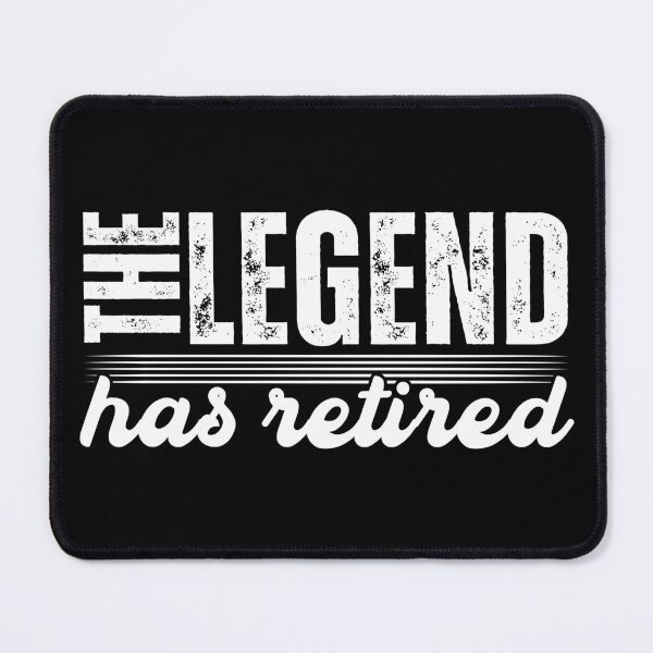 Item preview, The Legend Has Retired Funny Retirement Gifts for Men and Women And Cool Retirement Gift for Dad Best Gifts for Him designed and sold by MotivaChic.