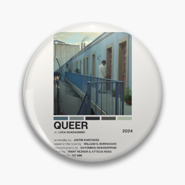 Item preview, Queer (2024) Movie Poster designed and sold by YellowishCat15.