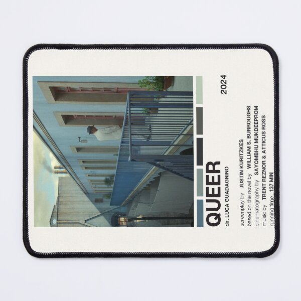 Item preview, Queer (2024) Movie Poster designed and sold by YellowishCat15.
