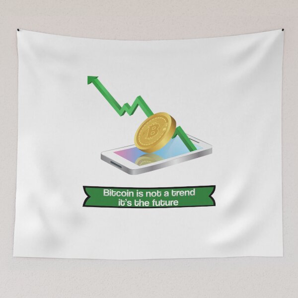 Item preview, Bitcoin is not a trend, bitcoin is the future designed and sold by Never Stop Trading.