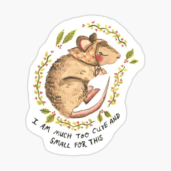 Item preview, Much Too Cute and Small designed and sold by Ash-Elizabeth.