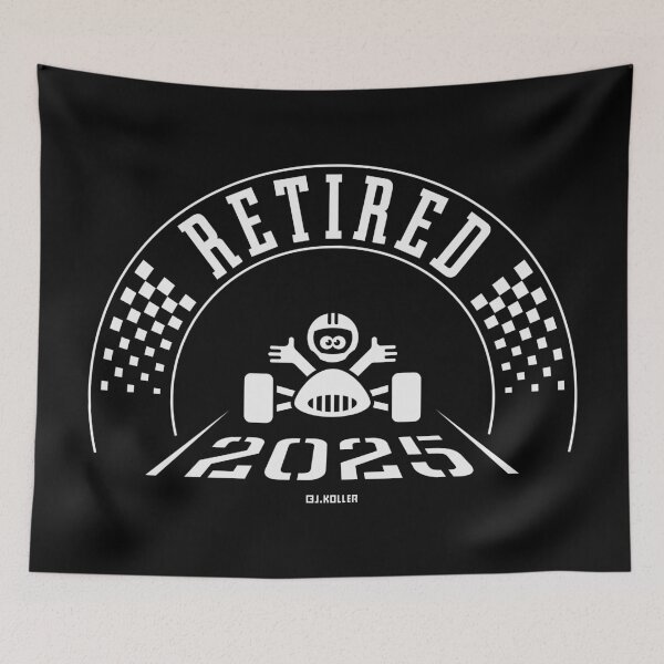 Item preview, Retired 2025 (Retiree / Retirement Entry / White) designed and sold by MrFaulbaum.