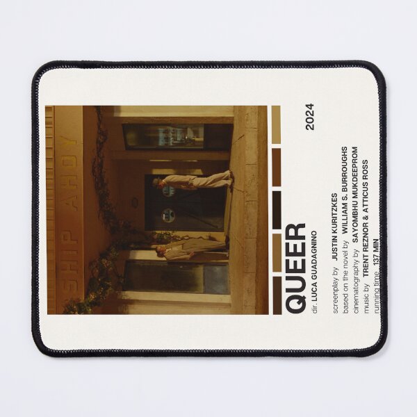 Item preview, Queer (2024) Movie Poster designed and sold by YellowishCat15.