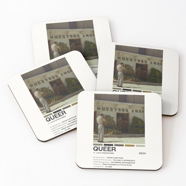 Item preview, Queer (2024) Movie Poster designed and sold by YellowishCat15.