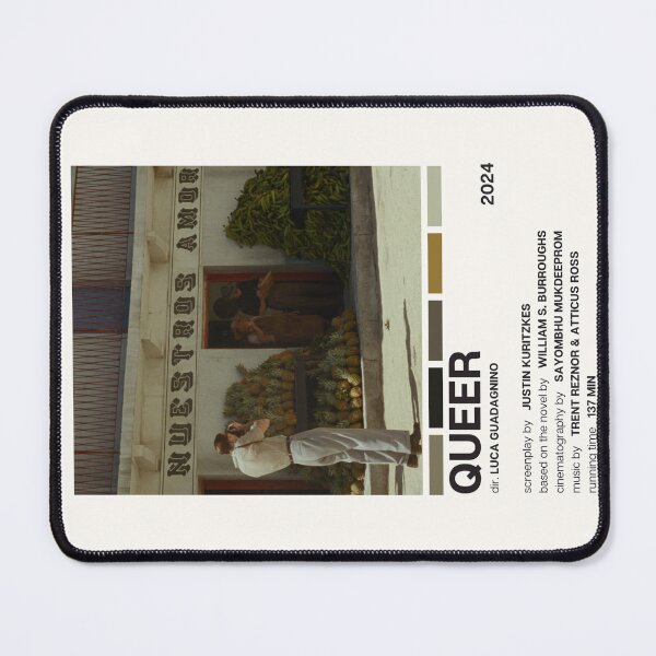 Item preview, Queer (2024) Movie Poster designed and sold by YellowishCat15.