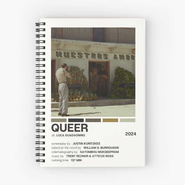 Item preview, Queer (2024) Movie Poster designed and sold by YellowishCat15.