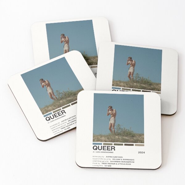 Item preview, Queer (2024) Movie Poster designed and sold by YellowishCat15.